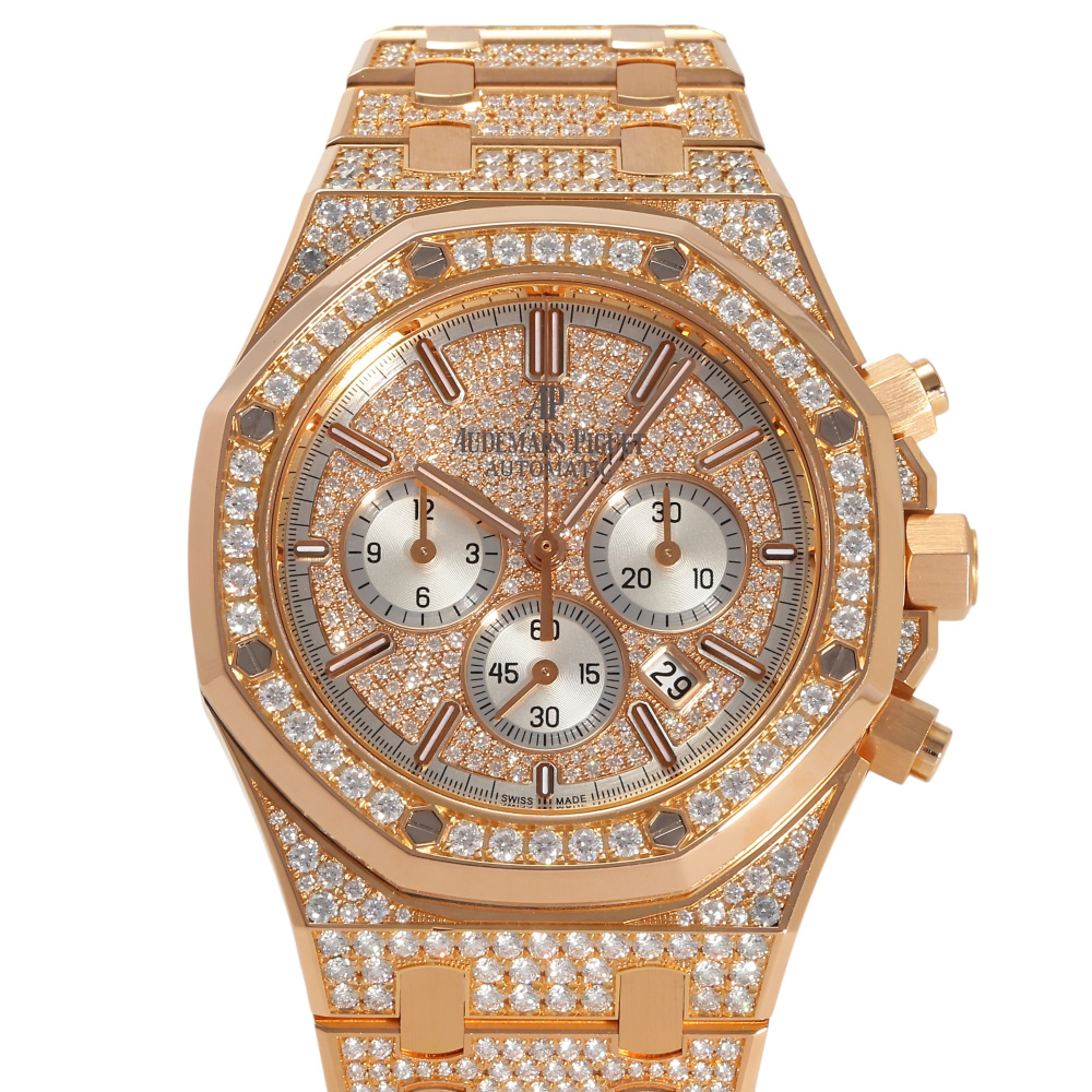 w253150-1 Royal Oak Chronograph Rose gold Diamond 41mm 2017