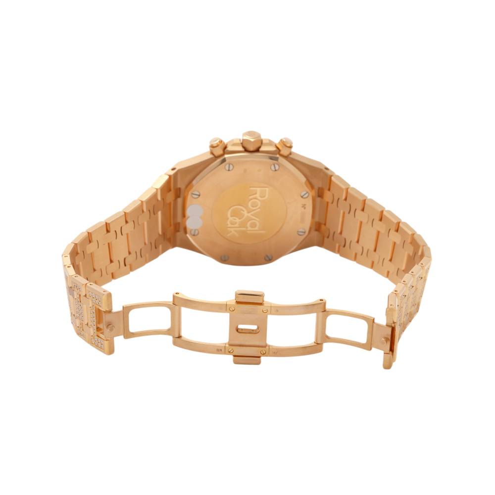 Royal Oak Chronograph Rose gold Diamond 41mm 2017