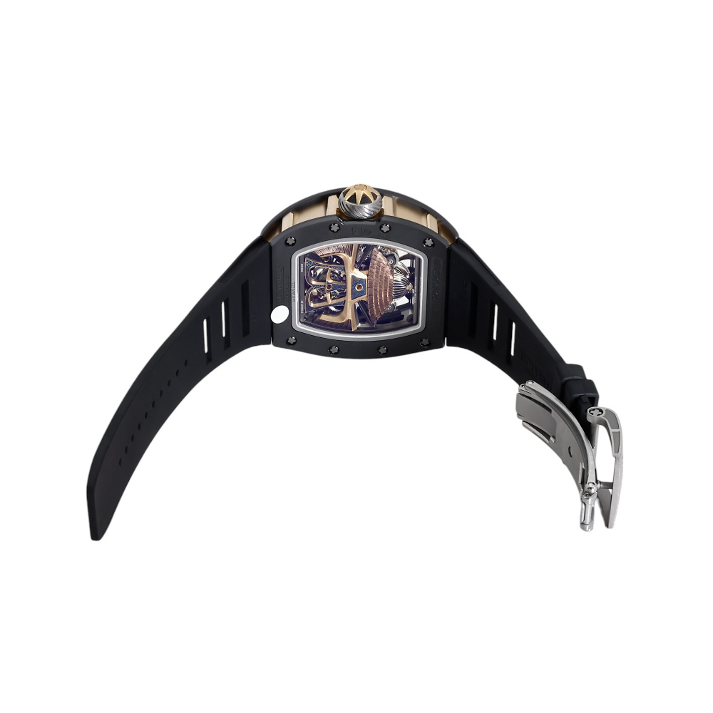w253973-4 RM47 Titanium Yellow Gold Ceramic Skeletonized Dial Tourbillion 42.7mm