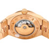Overseas Automatic Rose Gold Blue Dial Diamond Bezel 35mm