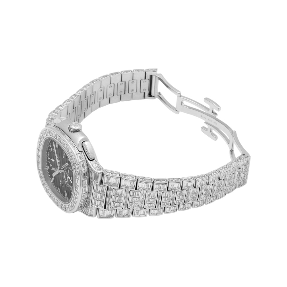 w257148-3 Nautilus Travel time Chronograph 5990/1400G-001 White Gold Diamond 40mm 2024