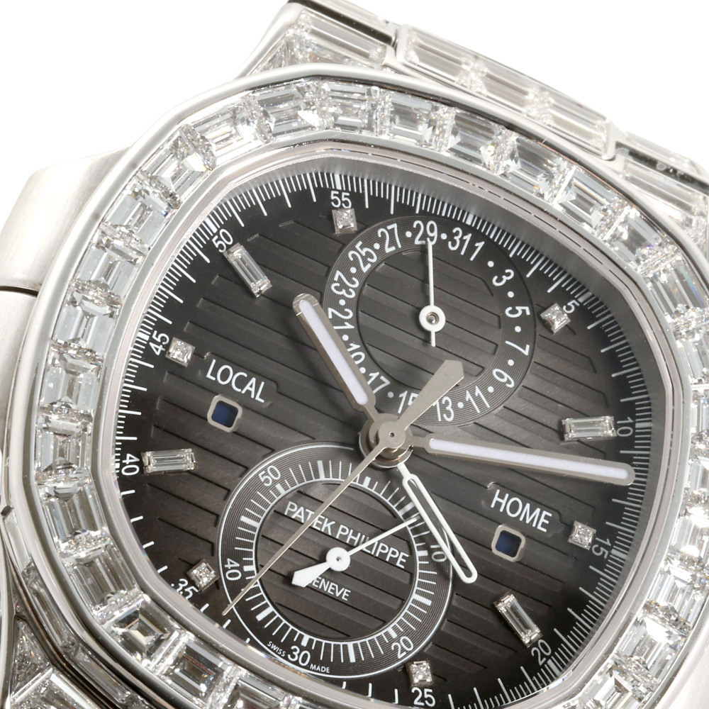 w257148-6 Nautilus Travel time Chronograph 5990/1400G-001 White Gold Diamond 40mm 2024