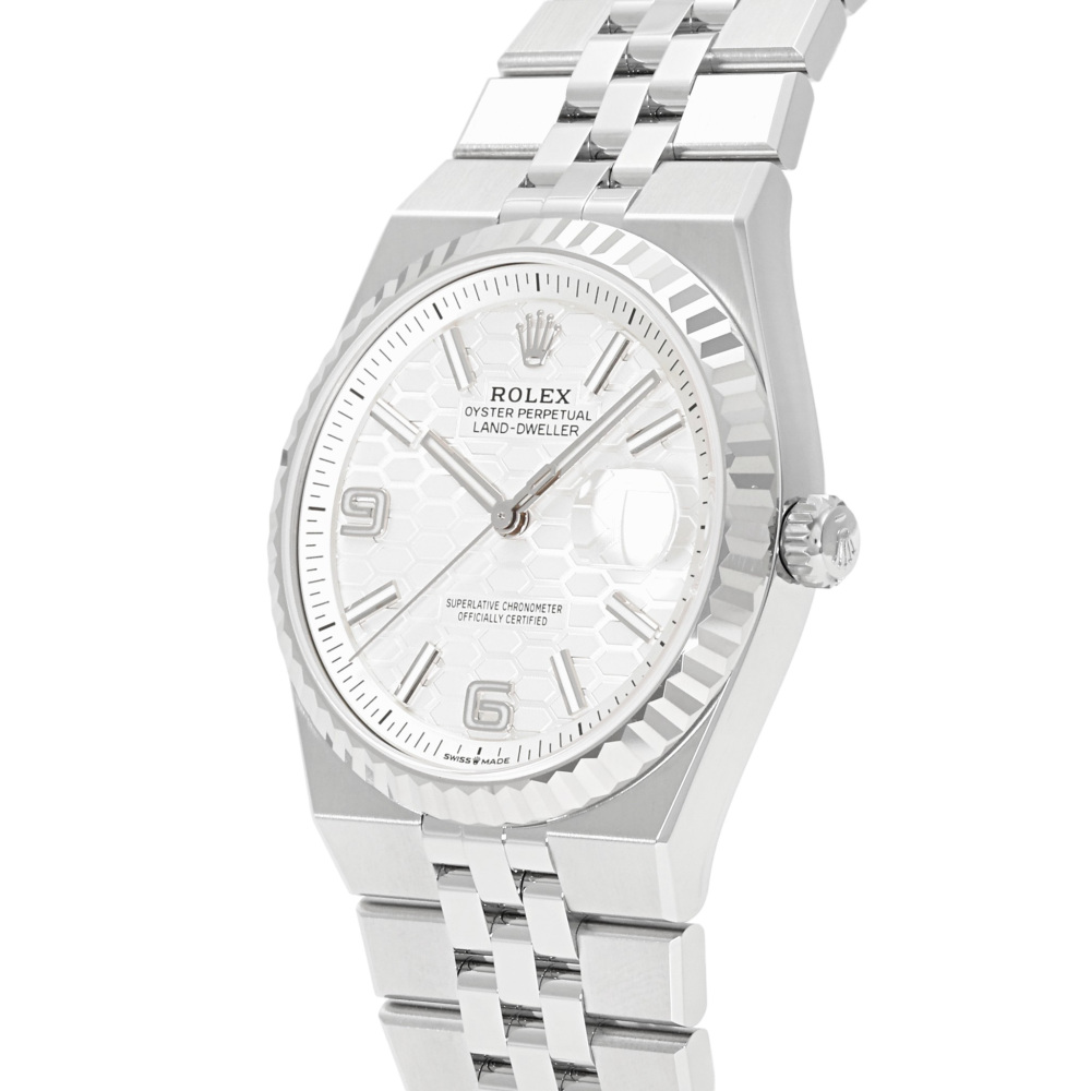 Land Dweller White Gold Steel White Dial 36mm 2026
