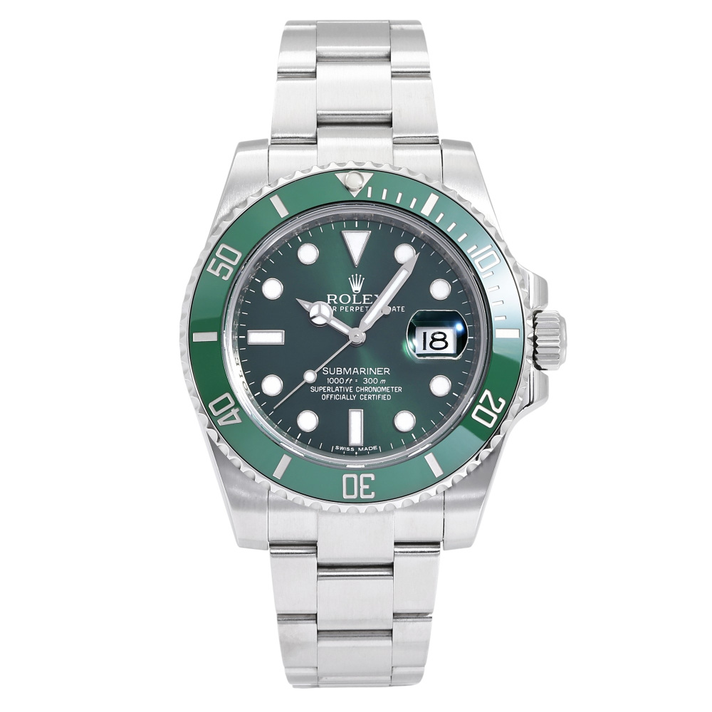 Submariner Date Steel Green Dial Oman Army 40mm