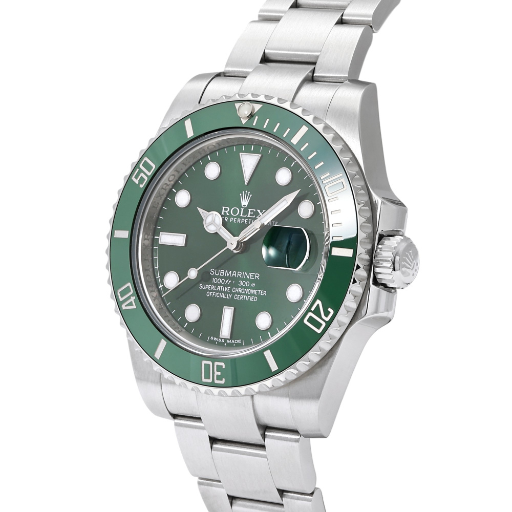 Submariner Date Steel Green Dial Oman Army 40mm