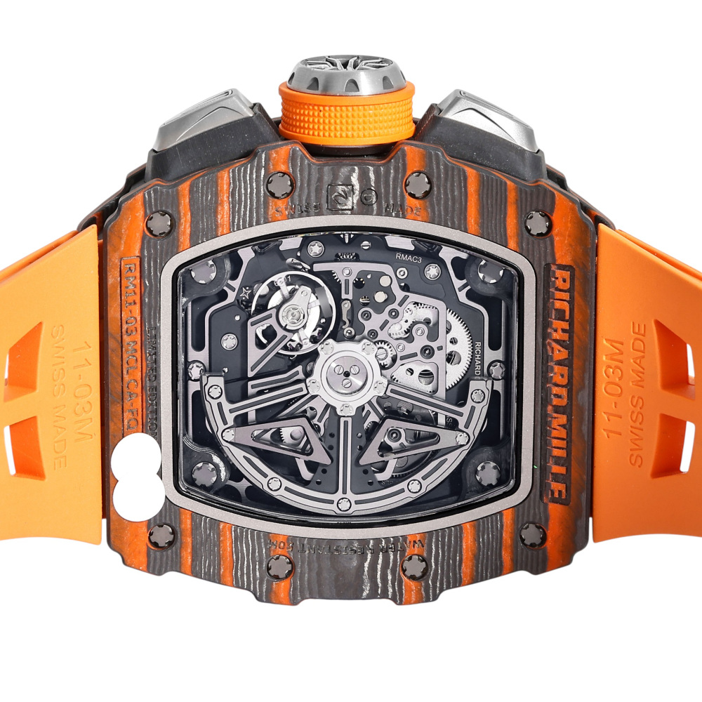 RM11-03 Carbon Grey Silver Dial McLaren 49.9mm