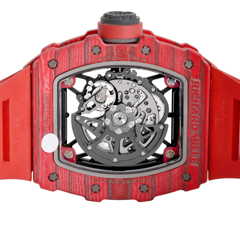RM35-02 Carbon Skeletonized Dial Rafael Nadal Full Factory Diamond Case 49.9mm