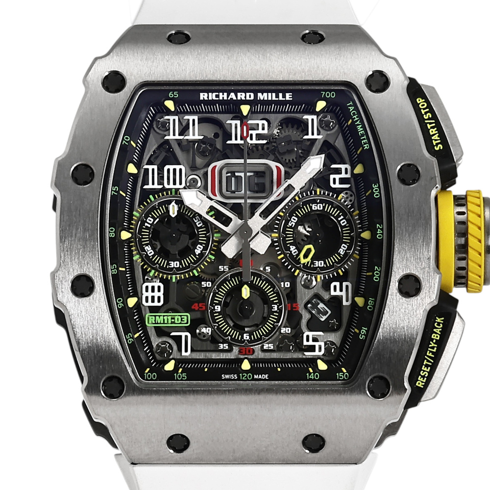 RM11-03 Titanium Skeletonized Dial Automatic Flyback Chronograph 49.9mm 2020