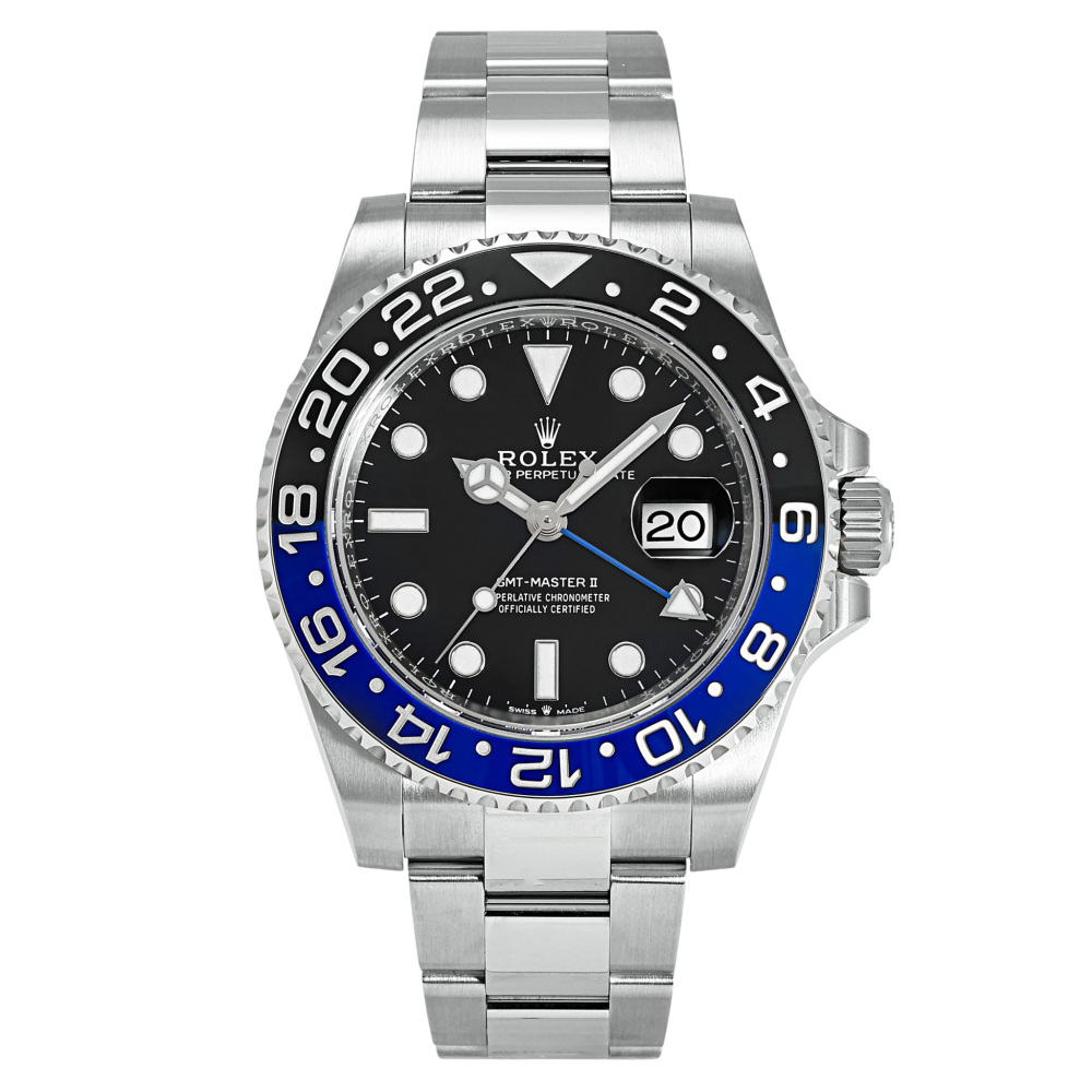 GMT Master II Steel Black Dial Batman 40mm 2021