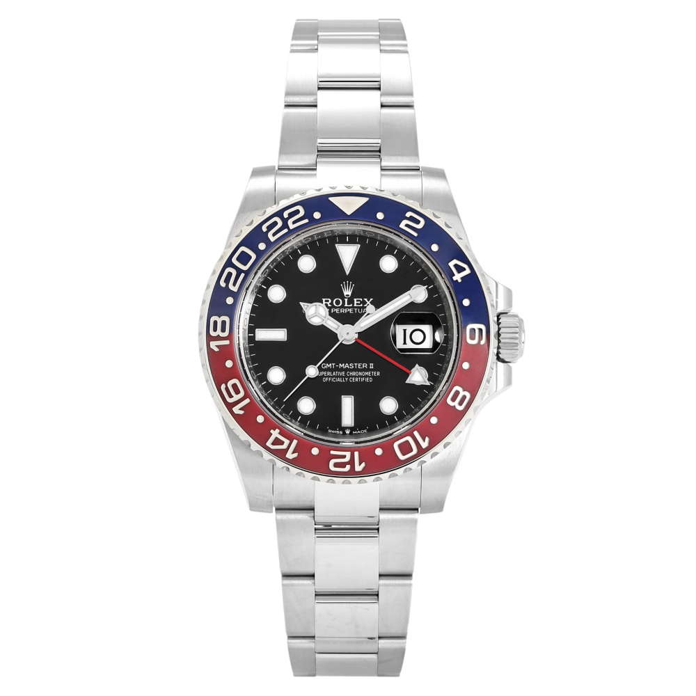 GMT Master II Steel Black Dial Pepsi 40mm 2024