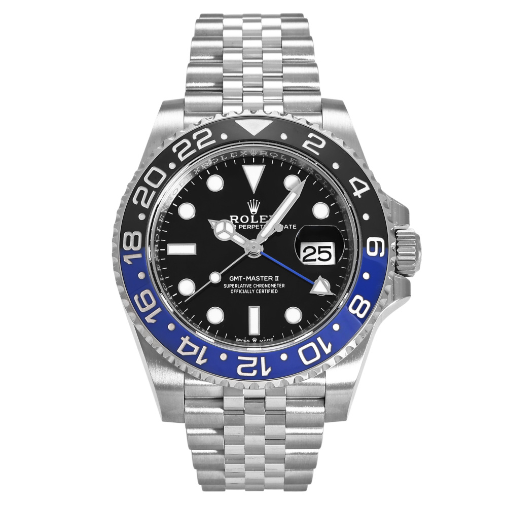 GMT Master II Steel Black Dial Jubilee Batman 40mm 2019