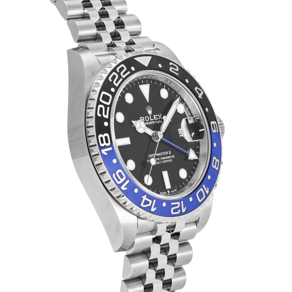 GMT Master II Steel Black Dial Jubilee Batman 40mm 2019