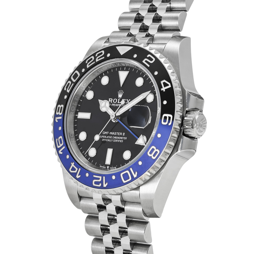 GMT Master II Steel Black Dial Jubilee Batman 40mm 2019