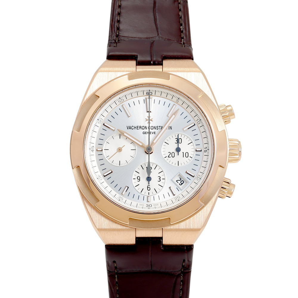 Overseas Chronograph Rose Gold Silver Dial 42.5mm 2022