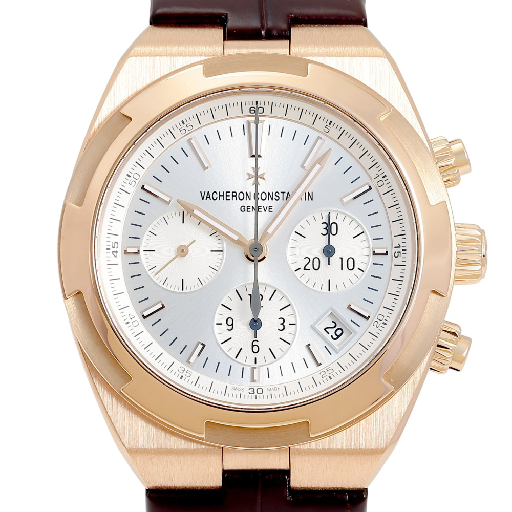 Overseas Chronograph Rose Gold Silver Dial 42.5mm 2022
