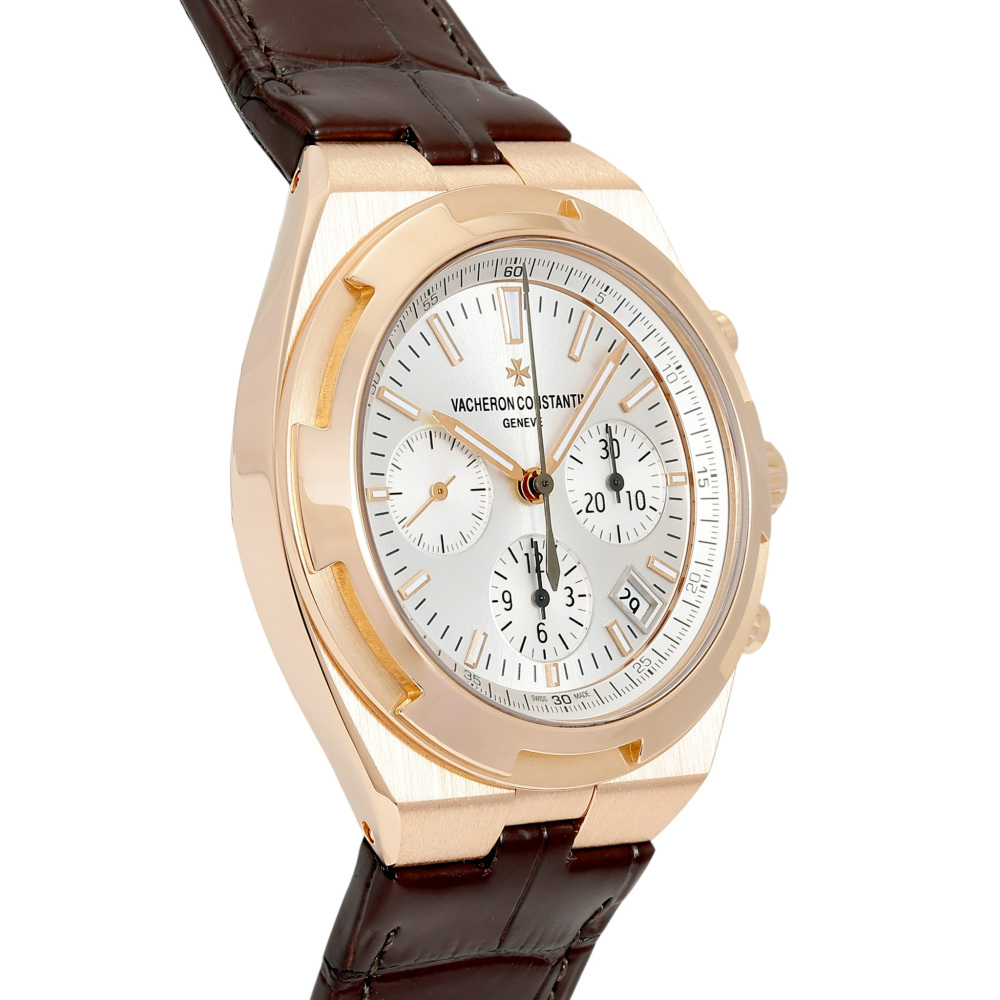 Overseas Chronograph Rose Gold Silver Dial 42.5mm 2022