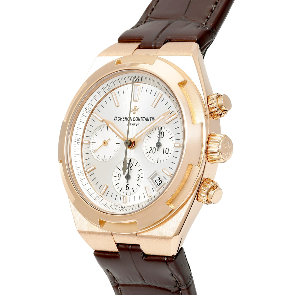 Overseas Chronograph Rose Gold Silver Dial 42.5mm 2022