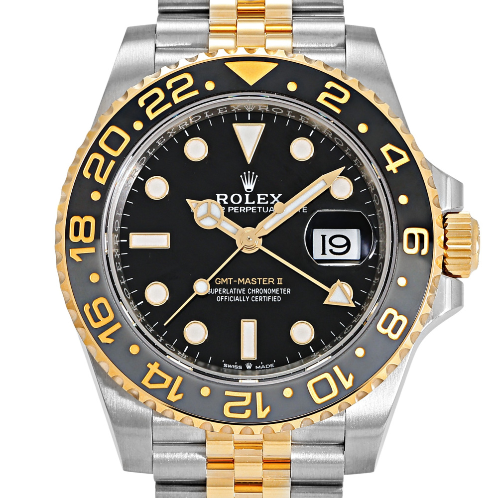GMT Master II Yellow Gold Steel Black Dial Jubilee 40mm 2024