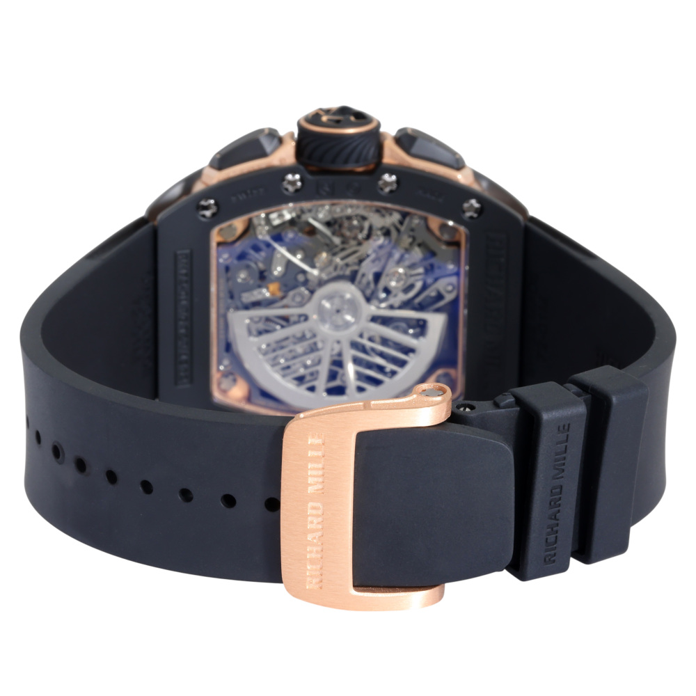 RM72-01 Rose Gold Skeletonized Dial Automatic Lifestyle Flyback Chronograph 38.4mm 2022