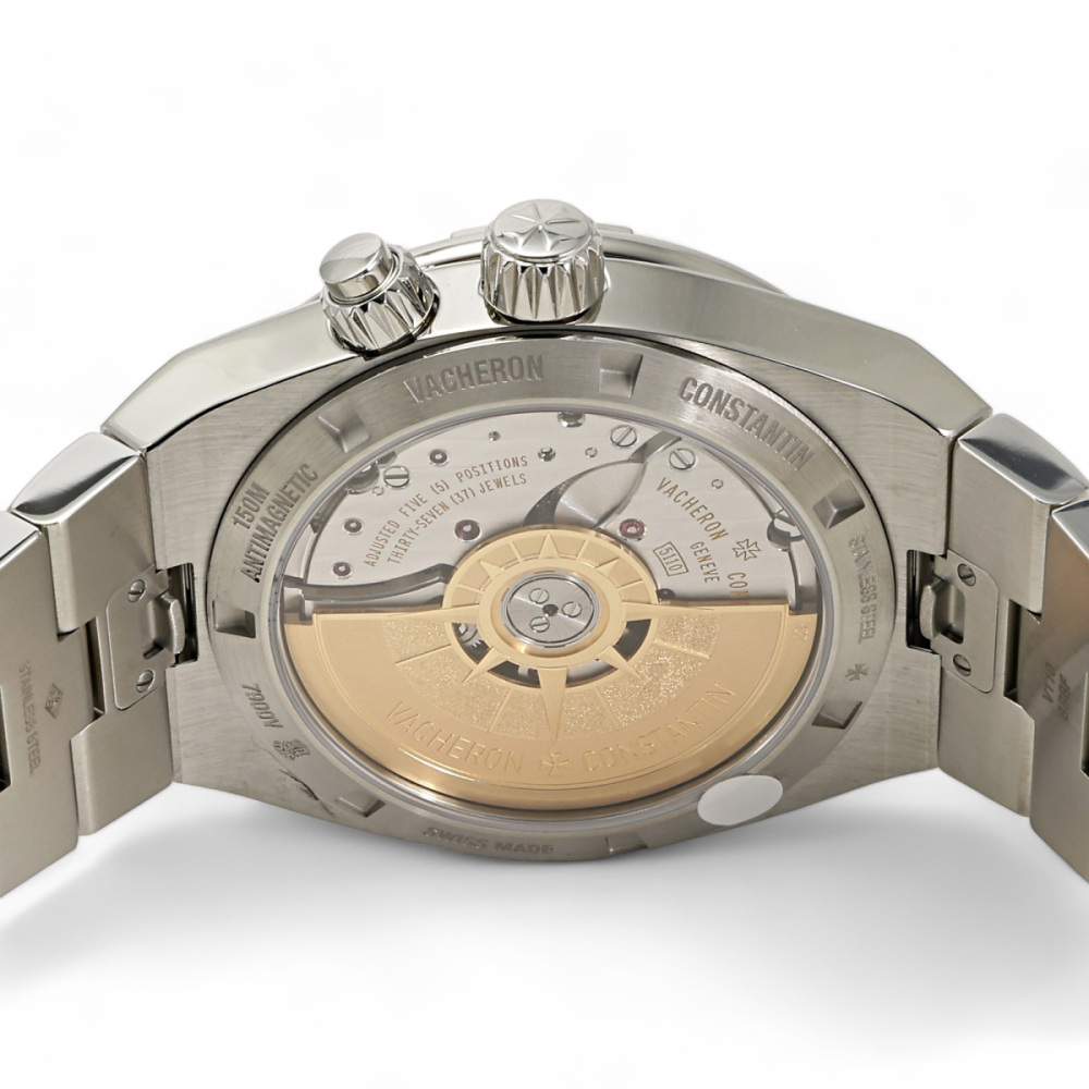 Overseas Dual Timer Steel Black Dial 41mm 2021