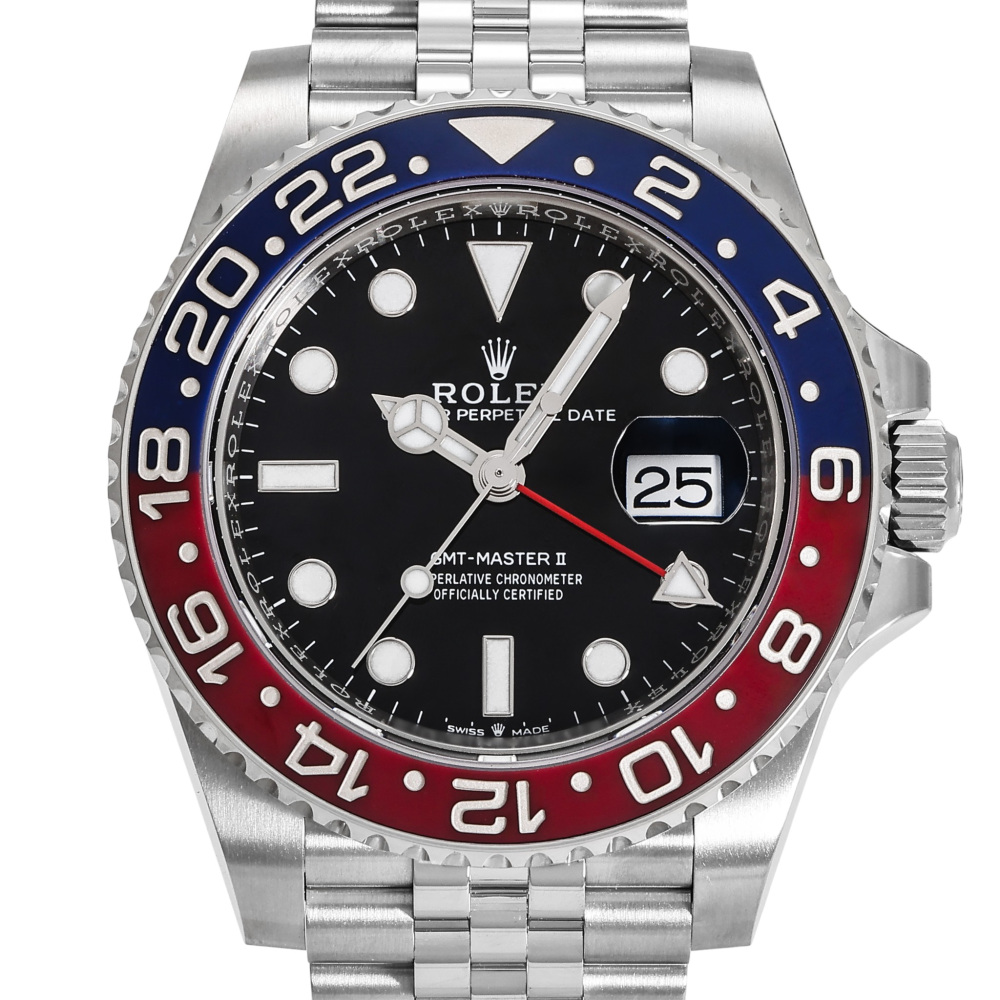 GMT Master II Steel Black Dial Jubilee Pepsi 40mm 2019