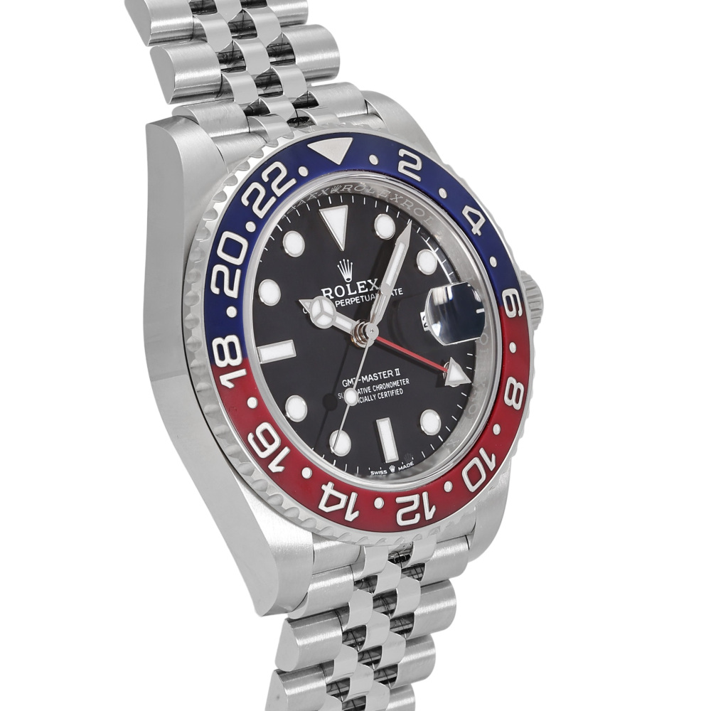 GMT Master II Steel Black Dial Jubilee Pepsi 40mm 2019