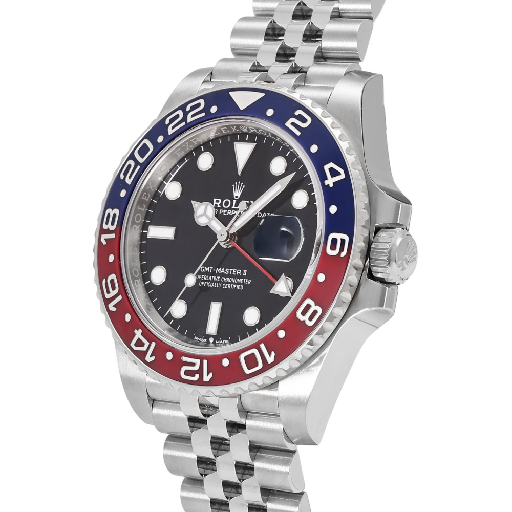 GMT Master II Steel Black Dial Jubilee Pepsi 40mm 2019
