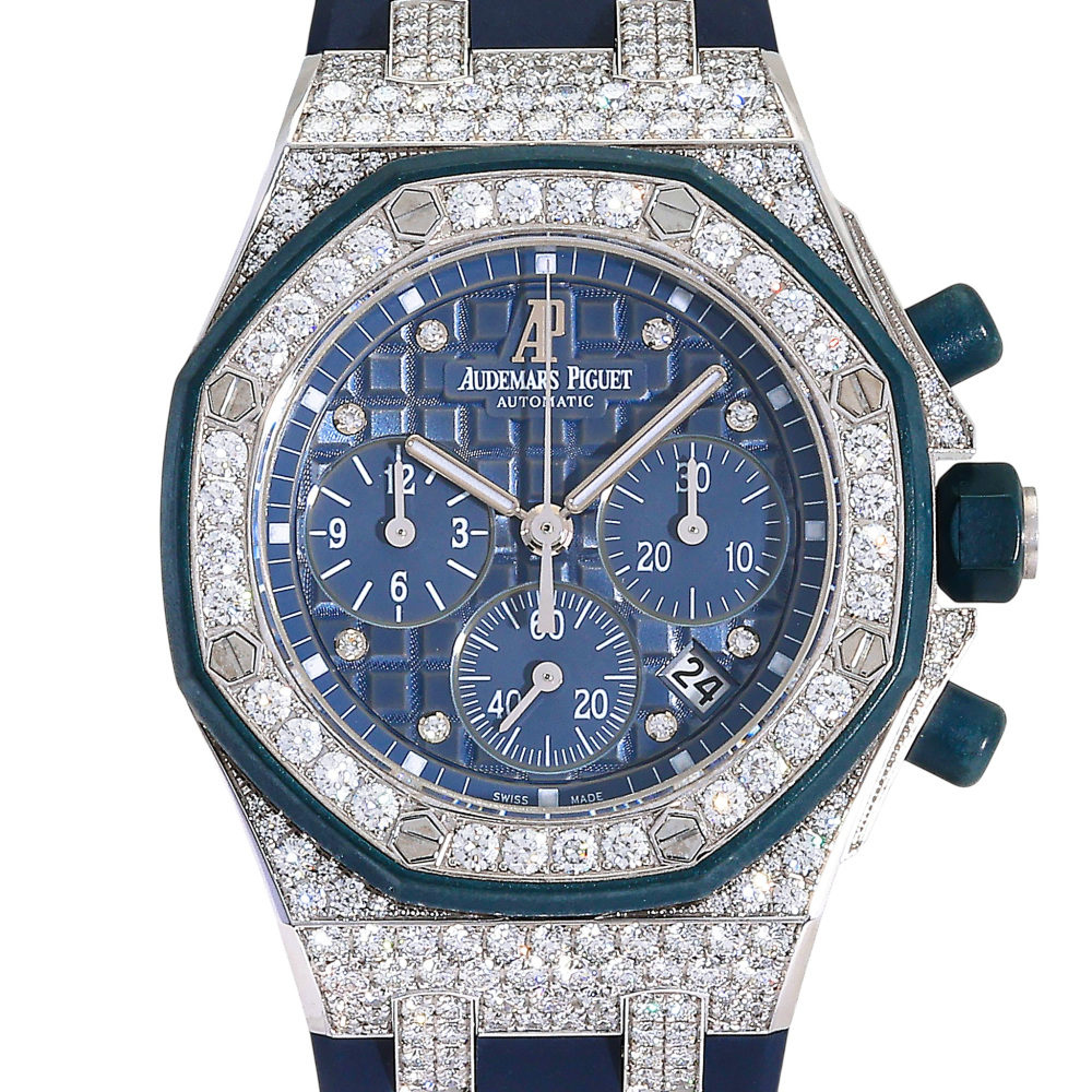 w261990-2 Royal Oak Offshore Chronograph White gold Diamond 37mm
