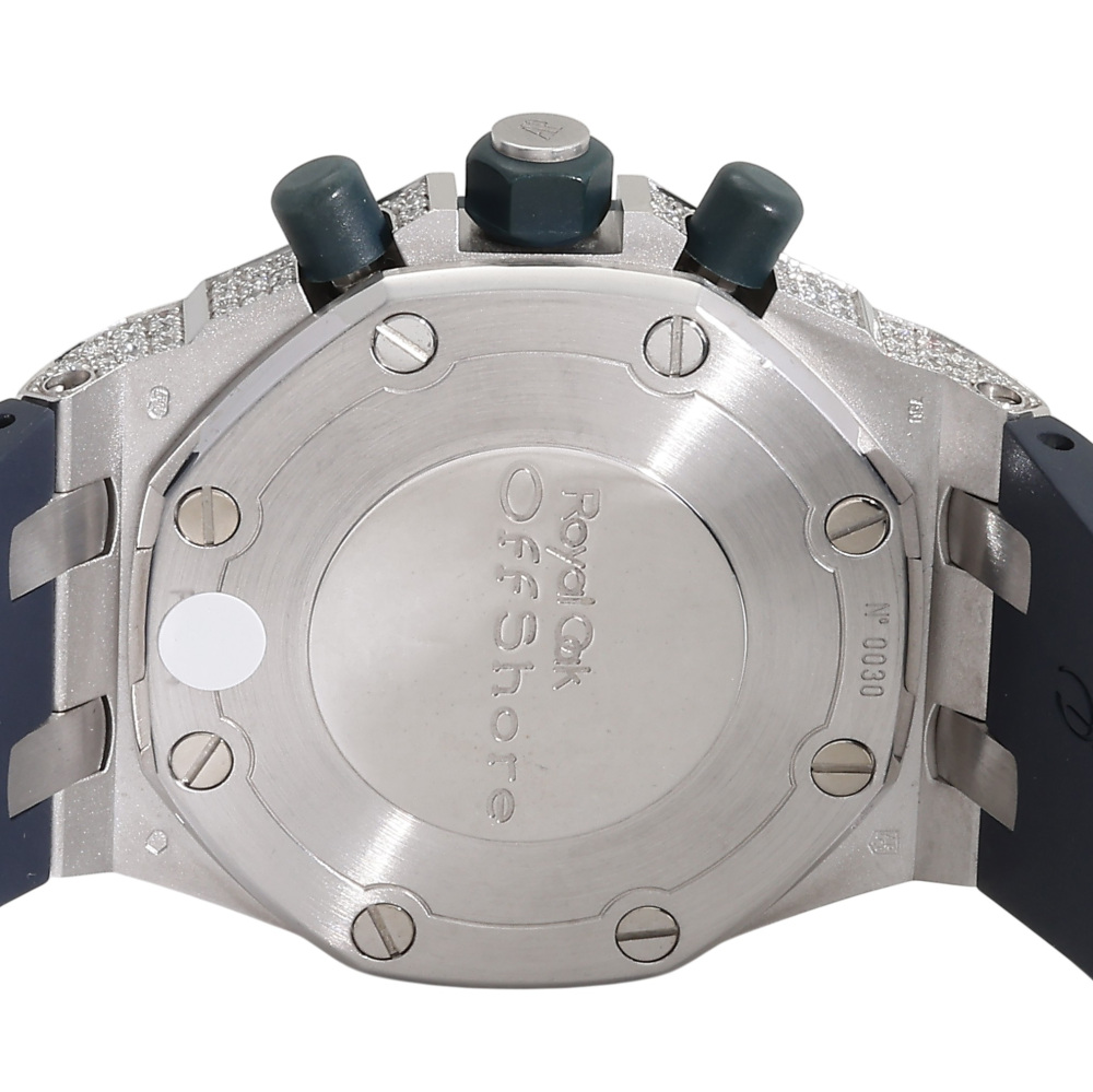 w261990-6 Royal Oak Offshore Chronograph White gold Diamond 37mm