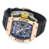 RM11-03 Rose Gold Titanium Skeletonized Dial Flyback Chronograph 49.9mm 2017