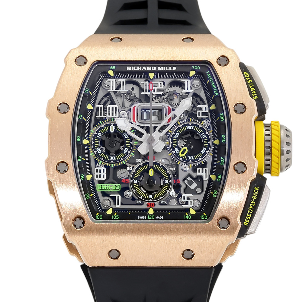 RM11-03 Rose Gold Skeletonized Dial Flyback Chronograph 49.9mm 2020