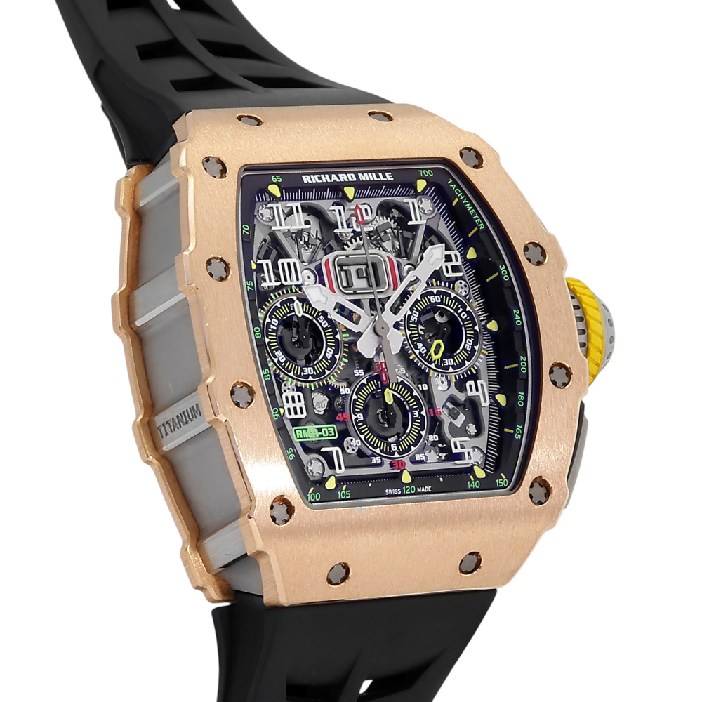 RM11-03 Rose Gold Skeletonized Dial Flyback Chronograph 49.9mm 2020