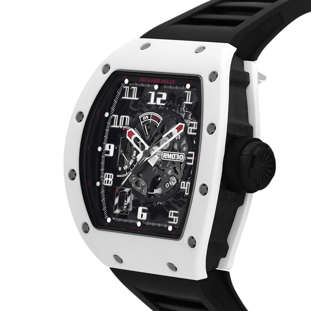 w262720-4 RM30 Ceramic Skeletonized Dial White Rush 50mm
