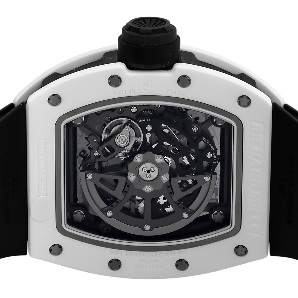 w262720-5 RM30 Ceramic Skeletonized Dial White Rush 50mm
