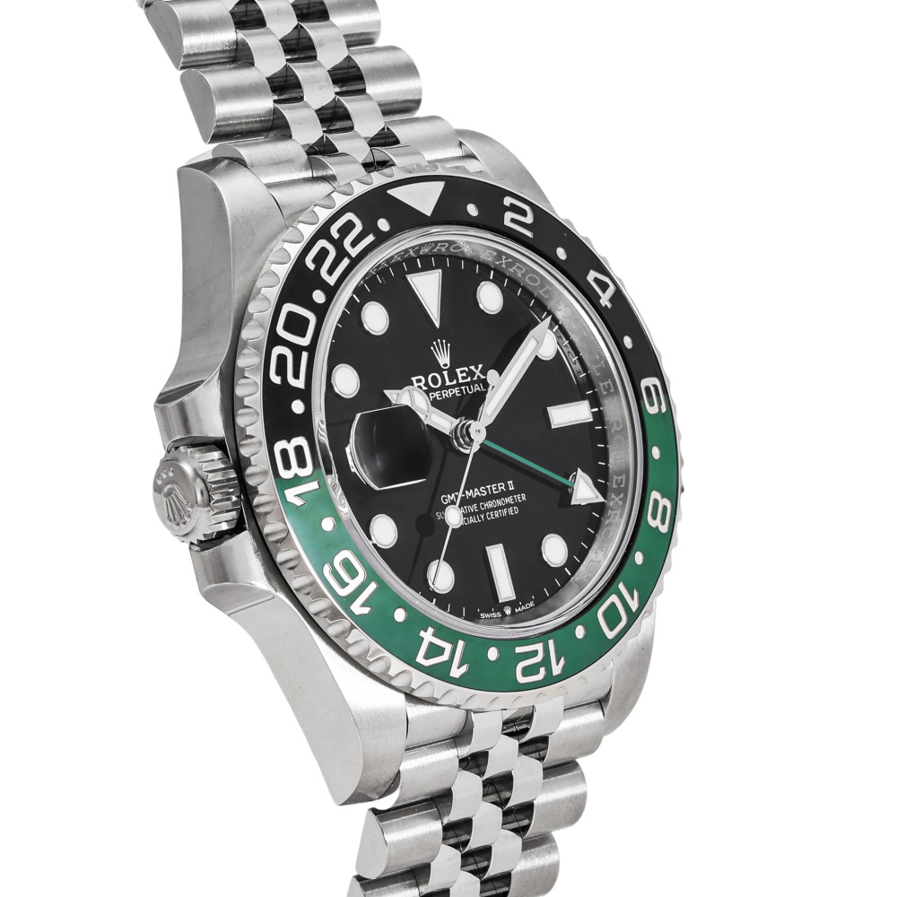 GMT Master II Steel Black Dial Sprite 40mm 2023