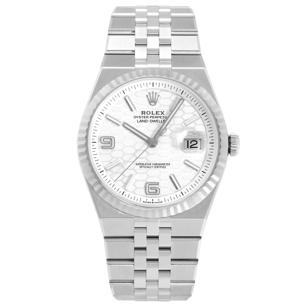 Land Dweller White Gold Steel White Dial 40mm 2025