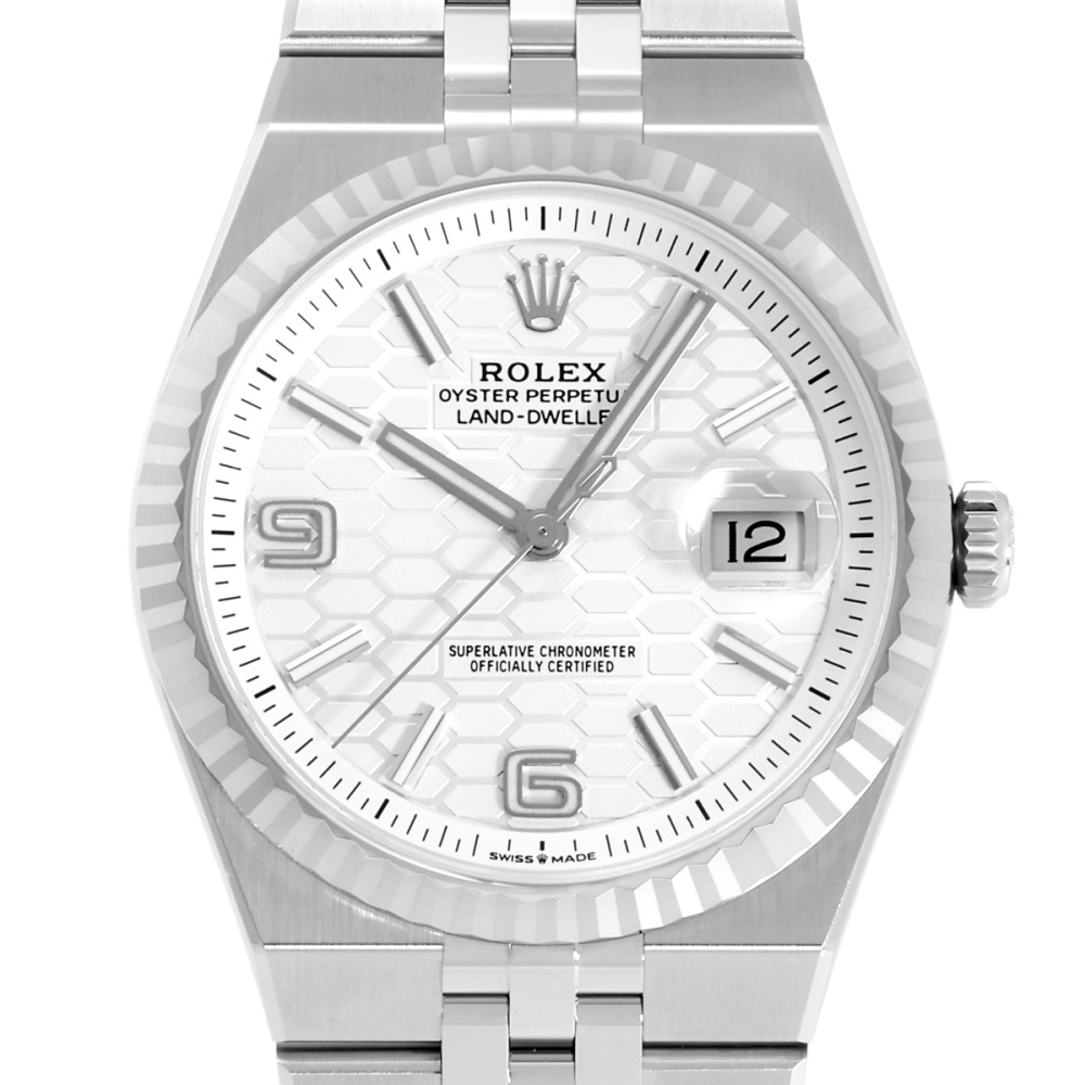 Land Dweller White Gold Steel White Dial 40mm 2025