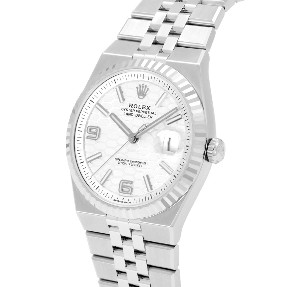 Land Dweller White Gold Steel White Dial 40mm 2025