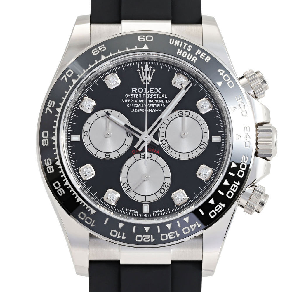 Daytona White Gold Black Diamond Dial 40mm 2024