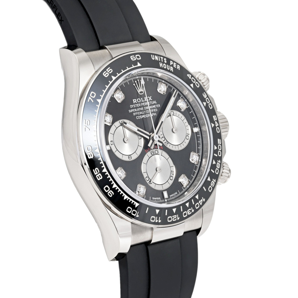 Daytona White Gold Black Diamond Dial 40mm 2024